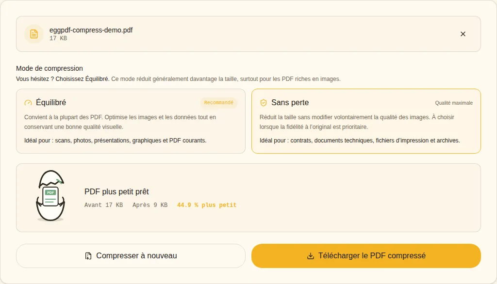 Comparer avant et après. Avant / Après / PDF prêt