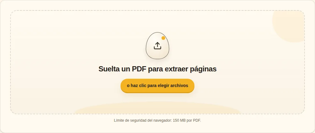 Elegir el PDF origen. Elegir PDF