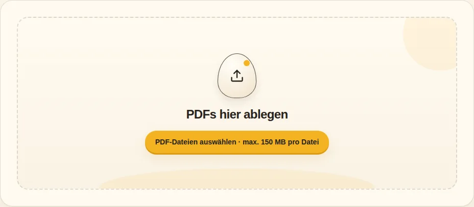PDFs auswählen. PDF-Dateien auswählen