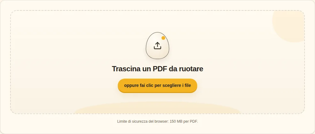 Scegliere il PDF. Scegli PDF