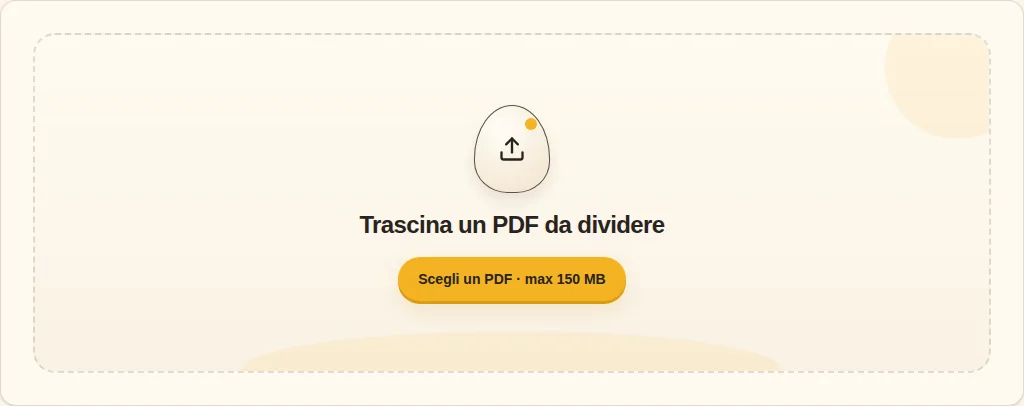 Scegliere un PDF. Scegli PDF